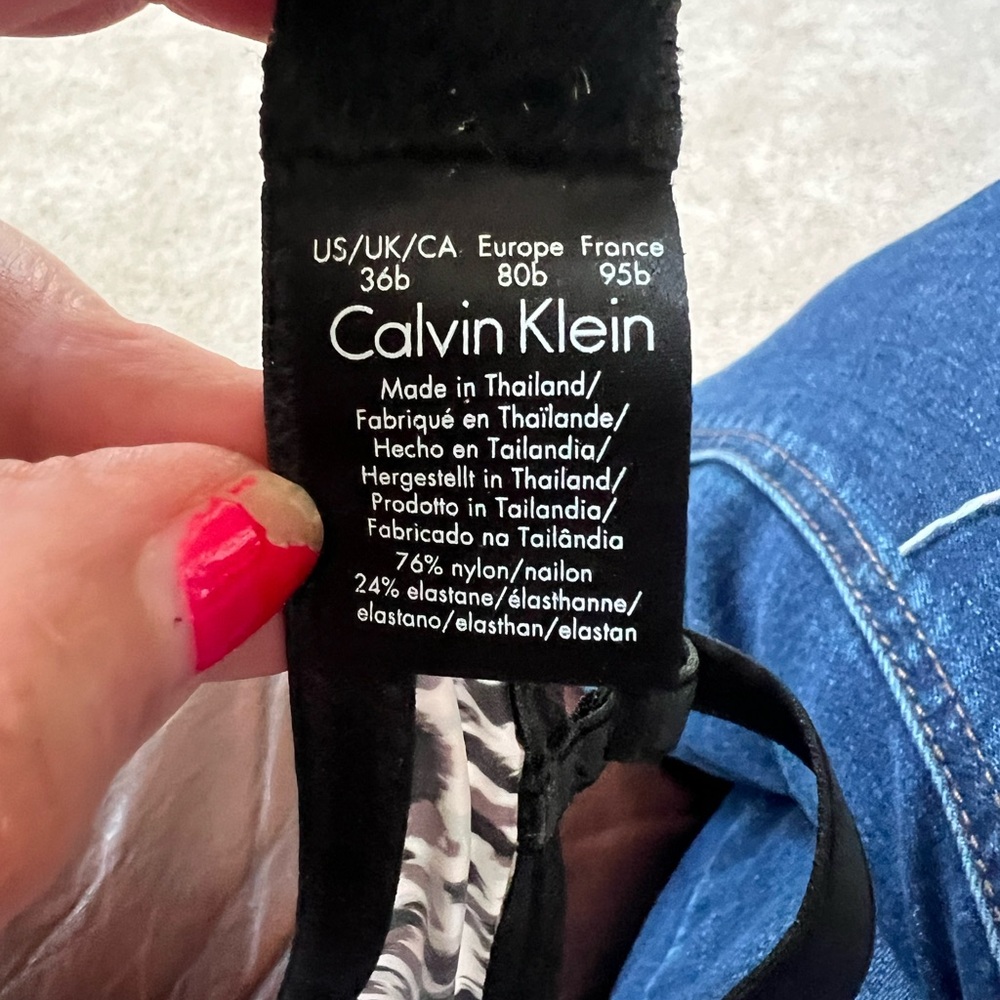 Calvin Klein Black Bra